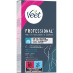 Veet Easy-Gel Obličej depilační voskové pásky pro citlivou pokožku 40 ks – Zboží Dáma