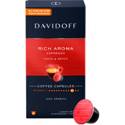 Davidoff Rich Aroma hliníkové kapsle do Nespresso 10 ks – Zboží Dáma