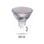 Wojnarowscy LED MR16 GU5,3 12V 6W SMD 5630 15LED Teplá bílá mléčná stříbrná – Hledejceny.cz