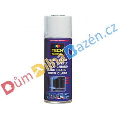TECH AEROSOL - Zinek světlý 400ml – Zboží Mobilmania
