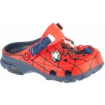 Crocs Team SpiderMan All Terrain Clog K navy Červená – Zboží Dáma