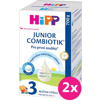 HiPP 3 Junior Combiotik 2 x 700 g – Hledejceny.cz