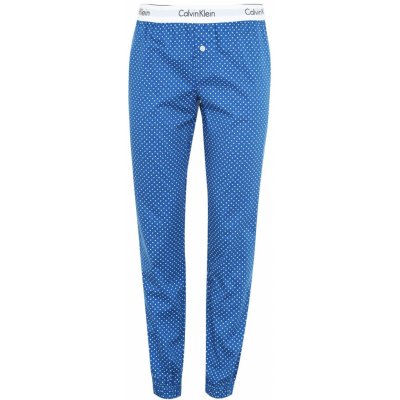 Calvin Klein Logo pyžamové kalhoty modré – Zboží Mobilmania