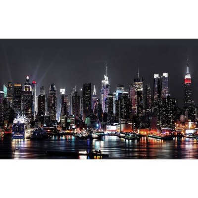 Postershop Fototapeta vliesová: Noční New York 2 rozměry 152,5x104 cm – Zboží Mobilmania