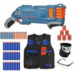 Nerf Elite 2.0 Warden DB-8 Blaster E9959 terče vesta brýle Bandana 30 šipek – Zbozi.Blesk.cz
