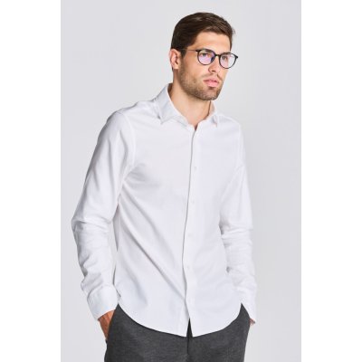 Gant D2. košile slim solid twill shirt bílá – Zboží Mobilmania