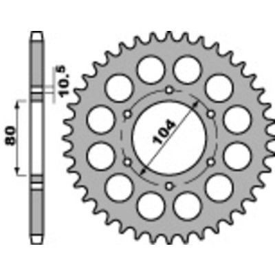 PBR Sprockets 488 46 C45 – Zboží Mobilmania