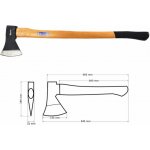 GEKO PROFI dřevěná násada, 1600g x 32" – Sleviste.cz