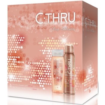 C-THRU Pure Illusion deospray 150 ml + sprchový gel 250 ml dárková sada