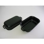 BELIS Smaltovaný dvoupekáč s žebrováním 35 cm 37235-00400005 – Zboží Mobilmania