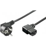 goobay Kabel síťový, CEE 7/7(M) - IEC320 C13, 90°, 3m, černý (96032) - 19.92.0048 – Zboží Živě