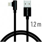 Pouzdro SWISSTEN Arcade Textile kabel USB / Lightning 1,2 M černé – Zboží Mobilmania
