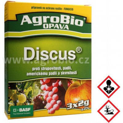 Agrobio Discus proti strupovitosti a padlí na révě a jabloních 3 x 2 g – Zbozi.Blesk.cz