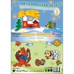 Andel Šablony k barvičkám na sklo sváteční motivy – Zboží Dáma