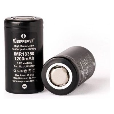 Keeppower baterie 18350 1200mAh 10A – Hledejceny.cz