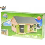 Kids Globe Farming stáj pro koně dřevěná 34x21x19 5cm zelená v krabičce 1:32 – Zbozi.Blesk.cz