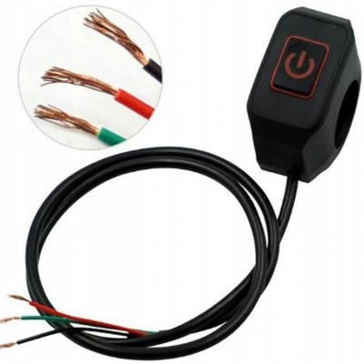 Lampa 90462 Vodotěsný vypínač 12V/6A na řidítka motocyklu – Hledejceny.cz