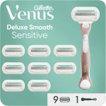 Gillette Venus Deluxe Smooth + hlavice 9 ks – Sleviste.cz