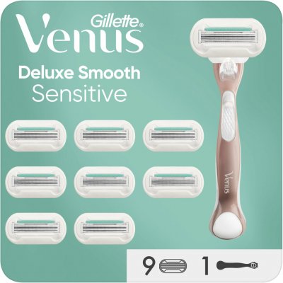 Gillette Venus Deluxe Smooth + hlavice 9 ks – Sleviste.cz