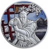 China mint Stříbrná mince Ancient Warriors Samurai Fiji Colorized 1 oz