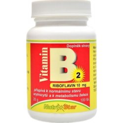 Nutri Star Riboflavin Vitamín B 2 10 mg 100 kapslí