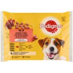Pedigree Adult hovězí drůbeží v želé 4 x 100 g – Hledejceny.cz