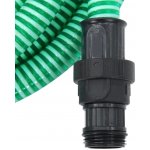 VidaXL Sací hadice s PVC konektory 10 m 22 mm zelená – Hledejceny.cz