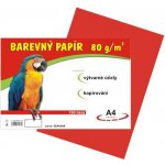 Barevný papír A4 100/80 g červený Stepa s.r.o. – Hledejceny.cz