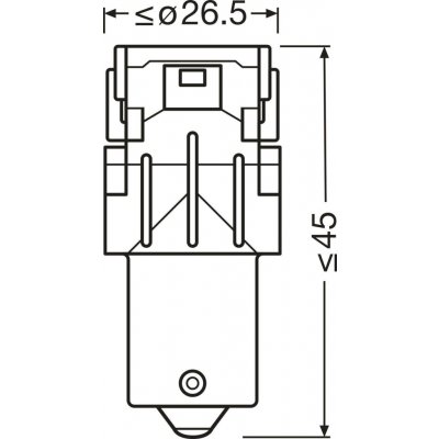 Žárovka, brzdové svělo ams-OSRAM 7506DYP-2BL – Hledejceny.cz