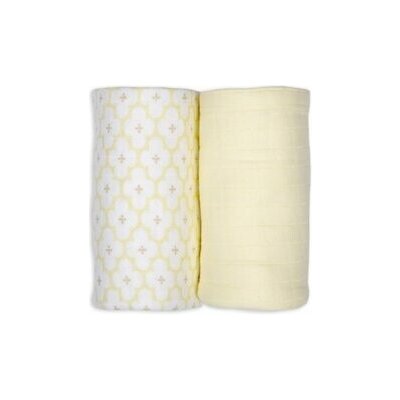 Lodger Swaddler Solid Matcha 2balení 110 x 110 cm Butter – Sleviste.cz