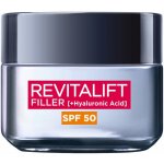 L'Oréal Revitalift Filler Anti ageing cream SPF50 pleťový krém 50 ml – Hledejceny.cz
