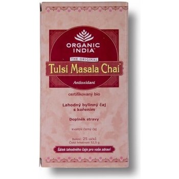 Organic India Tulsi Masala Chai Bio 25 sáčků