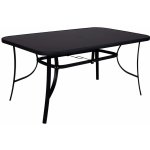 SPRINGOS TOSCANA II GF1038-XG Zahradní stůl 150x90 cm, černý – Zboží Dáma