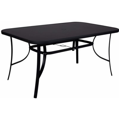 SPRINGOS TOSCANA II GF1038-XG Zahradní stůl 150x90 cm, černý – Zboží Dáma