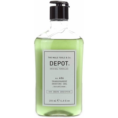 Depot No.406 Transparent Shaving Gel gel na holení 100 ml – Zboží Dáma