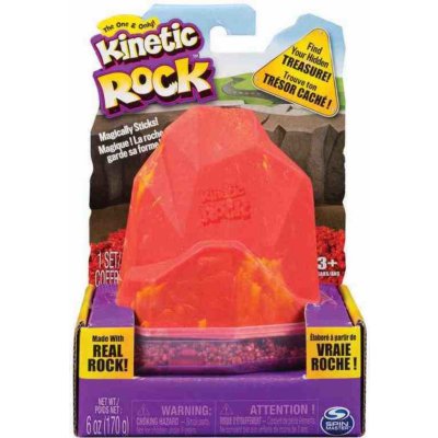 Spin Master Kinetic Sand kinetický písek Rock červená 170 g – Zbozi.Blesk.cz