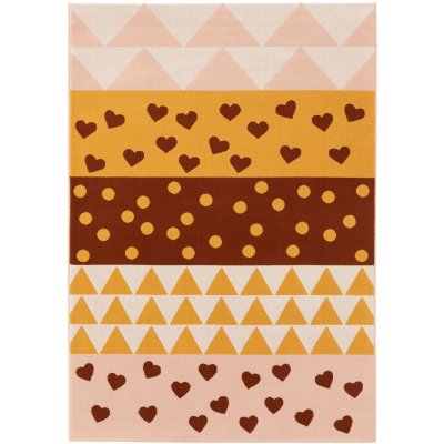 Divio Kids Rugs KRJU14 JUNO Multicolour/Pink – Zboží Mobilmania