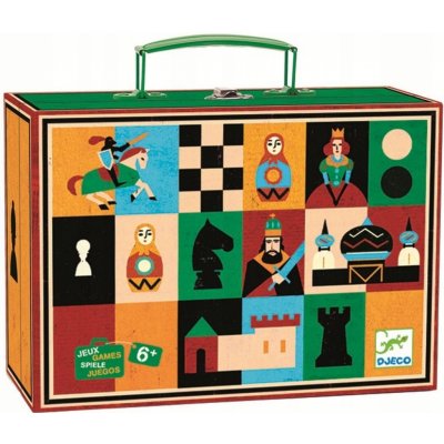 DJECO Malované šachy a dáma – Zboží Dáma