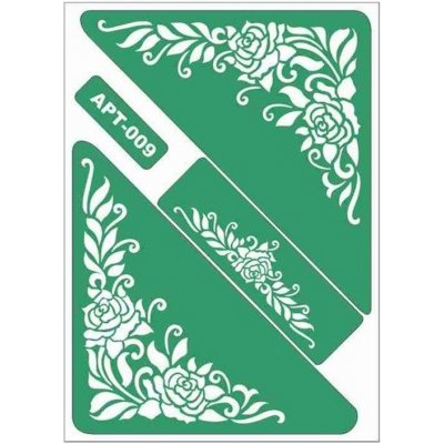 Samolepící šablona Růže 19 x 13 cm – Hledejceny.cz