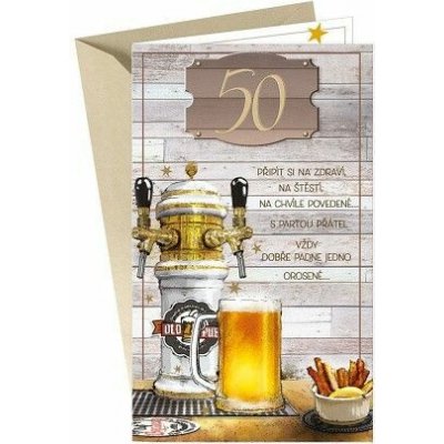 ARGUS Přání k 50. narozeninám 15-6523c50 – Zboží Dáma