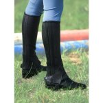 Equithéme Minichaps dětské kožené černé – Zboží Dáma