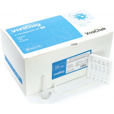 VivaDiag 4v1 Respirační multitest 25 ks – Hledejceny.cz