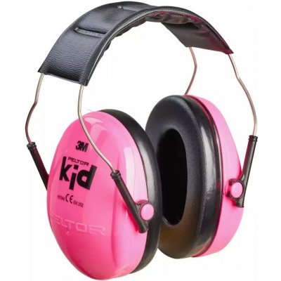 Dětská střelecká sluchátka Peltor růžová – Zboží Dáma