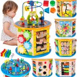 Majlo Toys edukační kostka s labyrintem Activity Cube 8v1 – Zboží Mobilmania