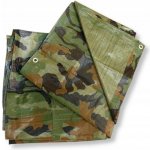 Tarpaulin plachta Khaki 03,0 x 05,0 m 80 g/m krycí oliva/kamufláž ST2170082 – Zboží Dáma