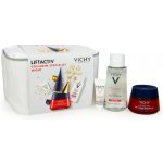 Vichy Liftactiv zpevňující noční krém proti vráskám 50 ml + minerální micelární voda pro citlivou pleť 100 ml + fluid proti stárnutí pleti SPF 50+ 3 ml – Zbozi.Blesk.cz