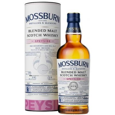 Mossburn Blended Malt Speyside 46% 0,7 l (tuba)