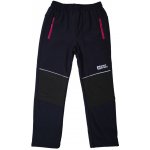 Wolf B2396 softshellové kalhoty s fleecem tmavě modré s růžovou – Sleviste.cz