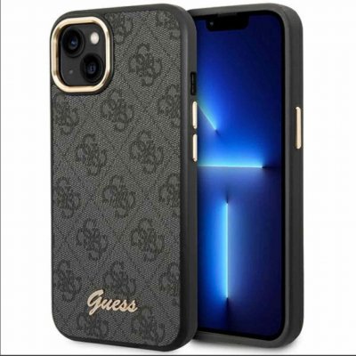 Pouzdro Guess PC/TPU 4G Metal Camera Outline iPhone 14 Plus černé – Zbozi.Blesk.cz