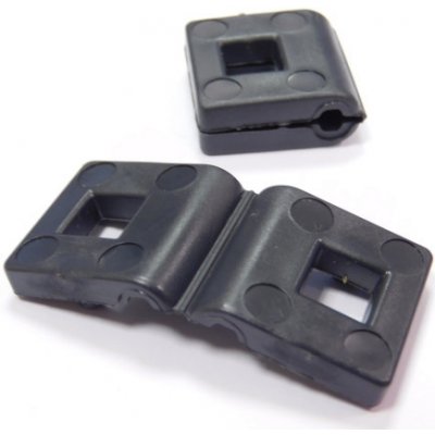 Vymezovač pro příchytku plotového panelu – 5 mm, černý, plastový – Zbozi.Blesk.cz